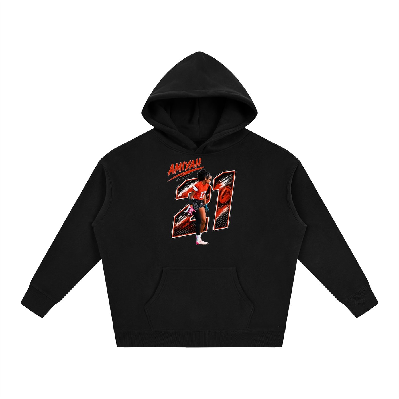 Amiyah Dunn Oversize Fleeced Hoodie - Image 1