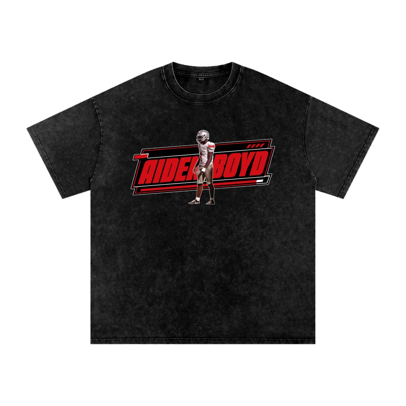 Aiden Boyd Snow Washed Oversized TEE - Image 1
