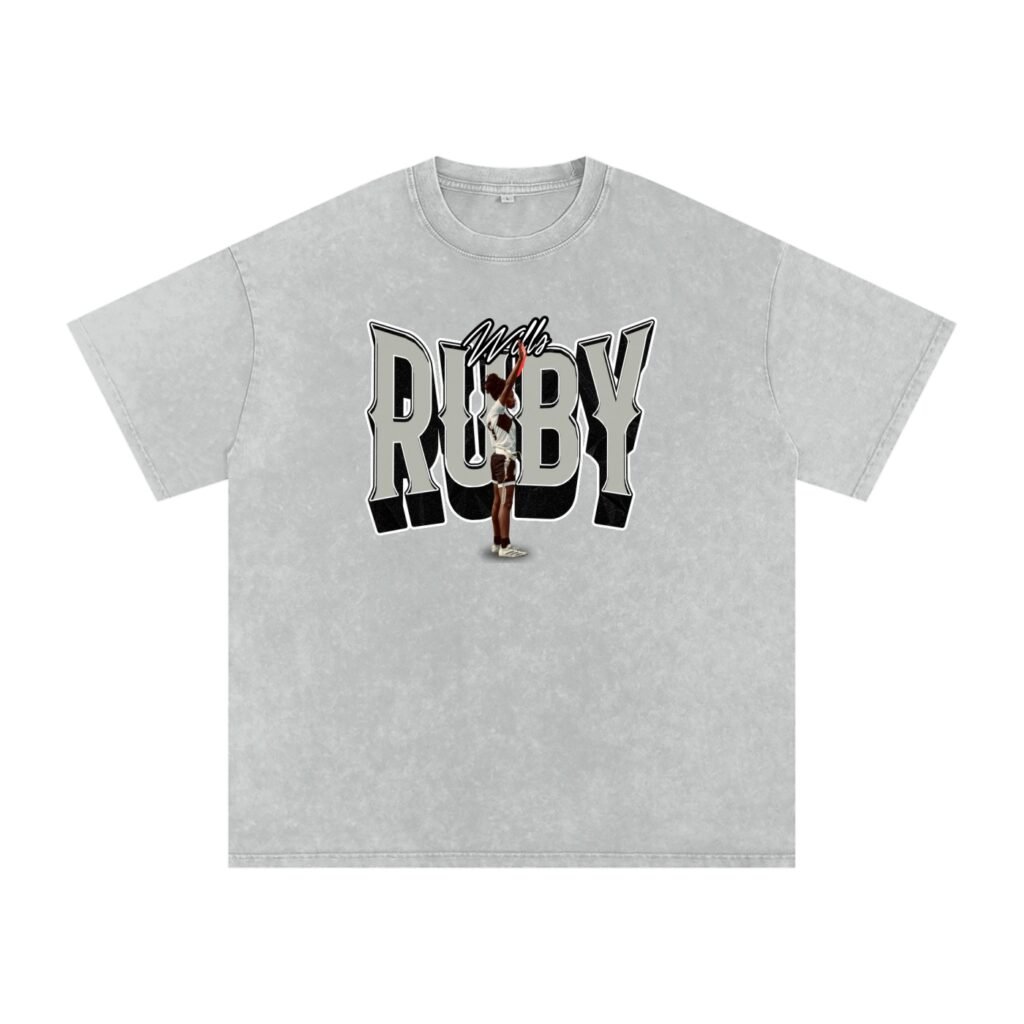 Ruby wills Snow Washed Oversized TEE