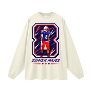 Zamien Lee Mayes Unisex Long Sleeve T-Shirt - Image 3