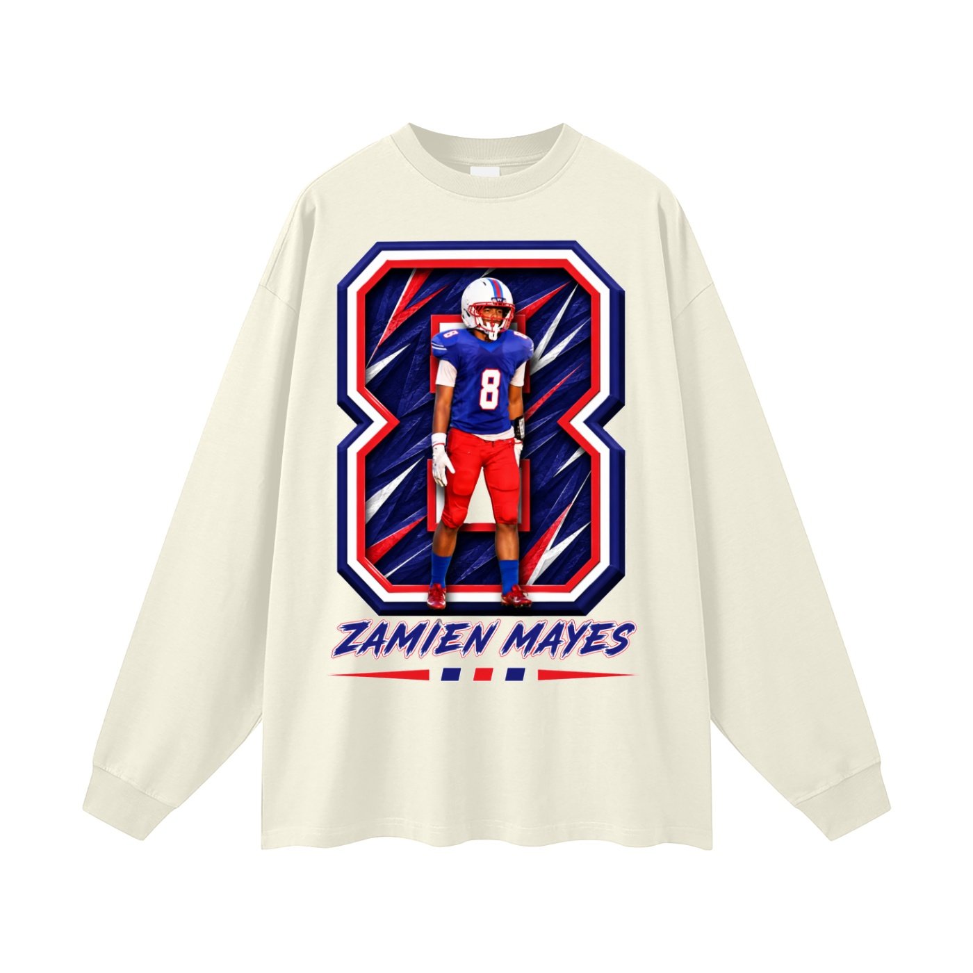 Zamien Lee Mayes Unisex Long Sleeve T-Shirt - Image 3