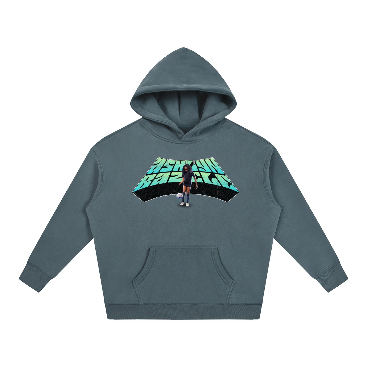 Ashlyn Bazile Oversize Fleeced Hoodie - Image 4