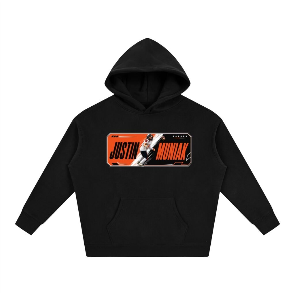Justin Muniak Oversize Fleeced Hoodie