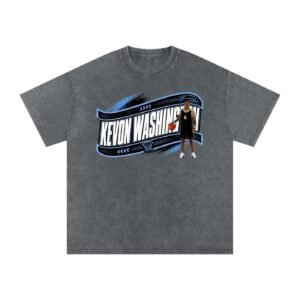 Kevon Washington Snow Washed Oversized TEE - Image 4