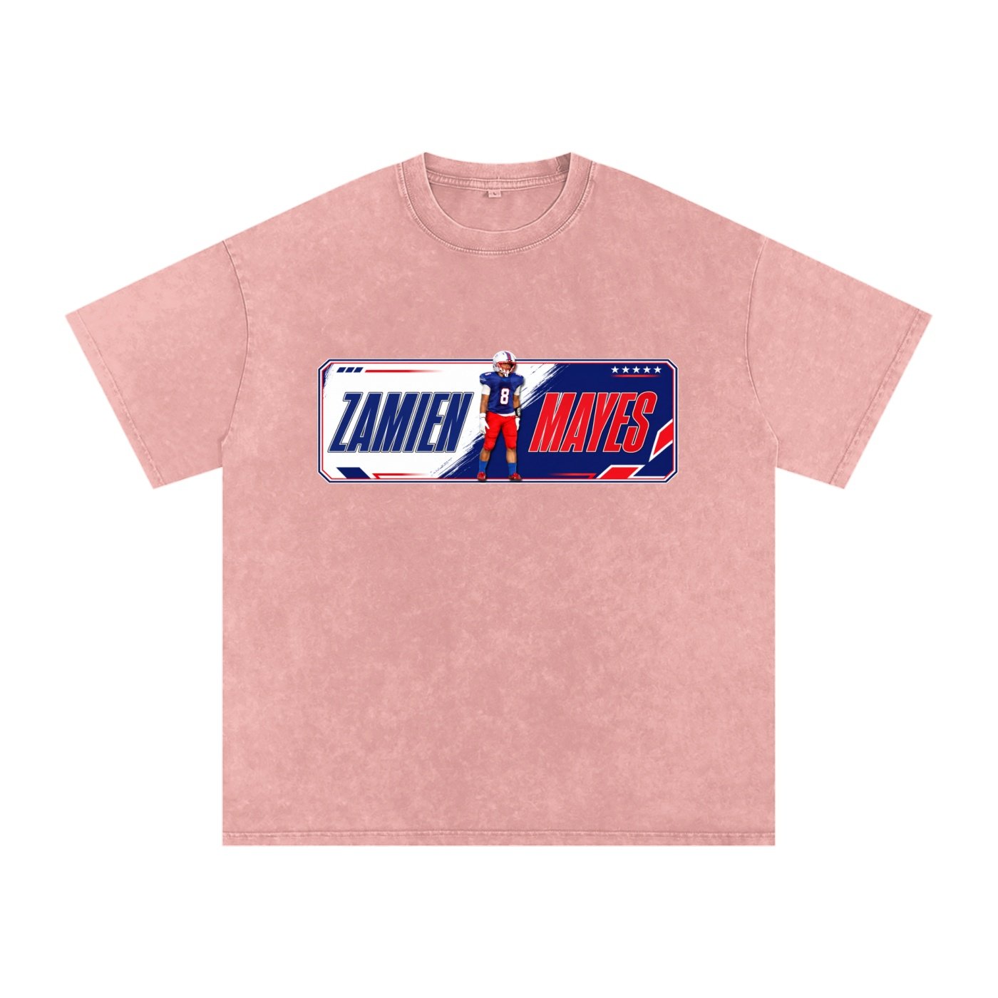 Zamien Lee Mayes Snow Washed Oversized TEE - Image 5