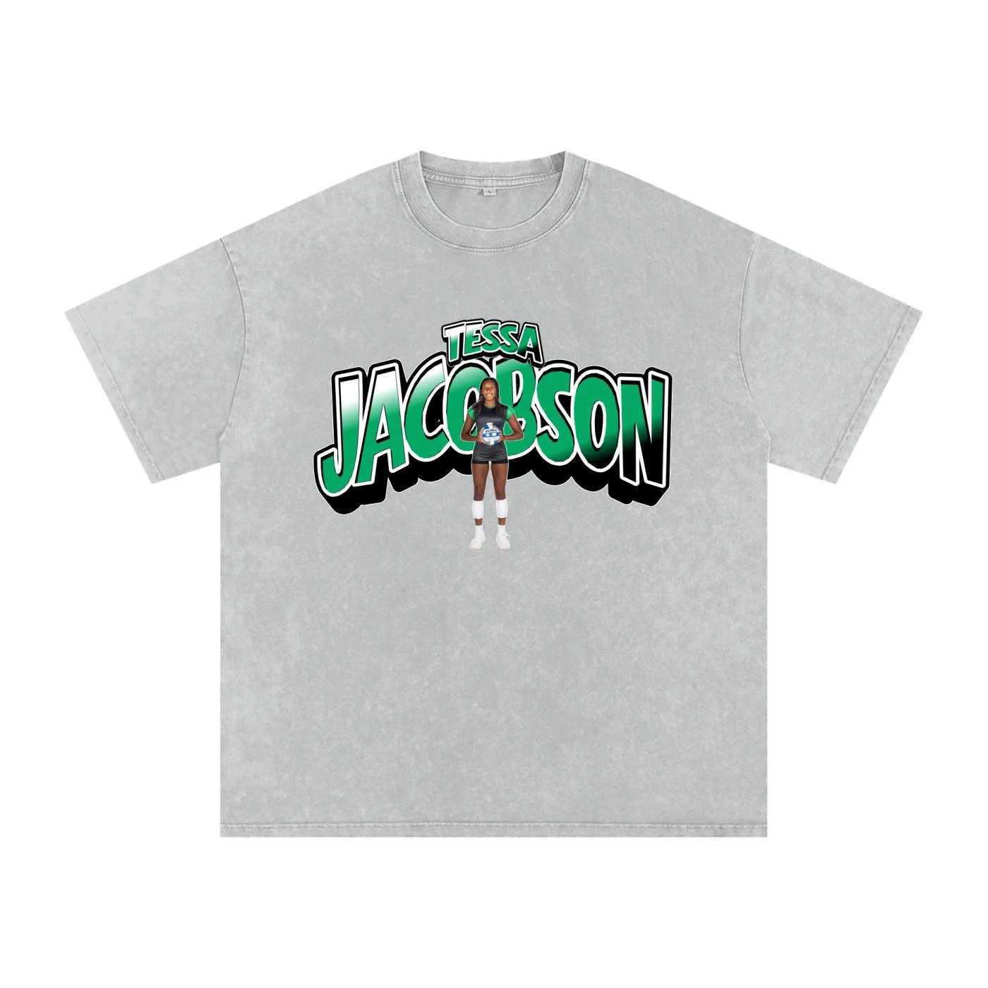 Tessa Jacobson Snow Washed Oversized TEE - Image 3