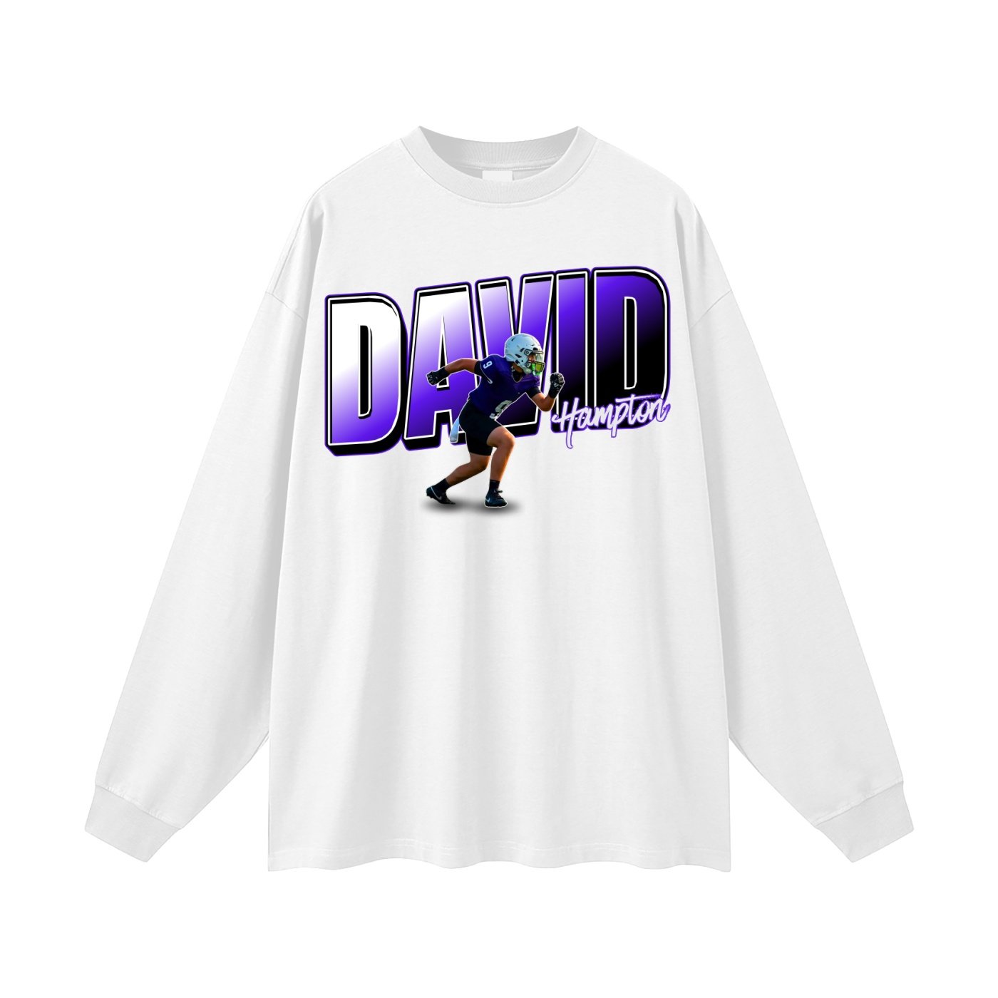 David Hampton Unisex Long Sleeve T-Shirt - Image 2