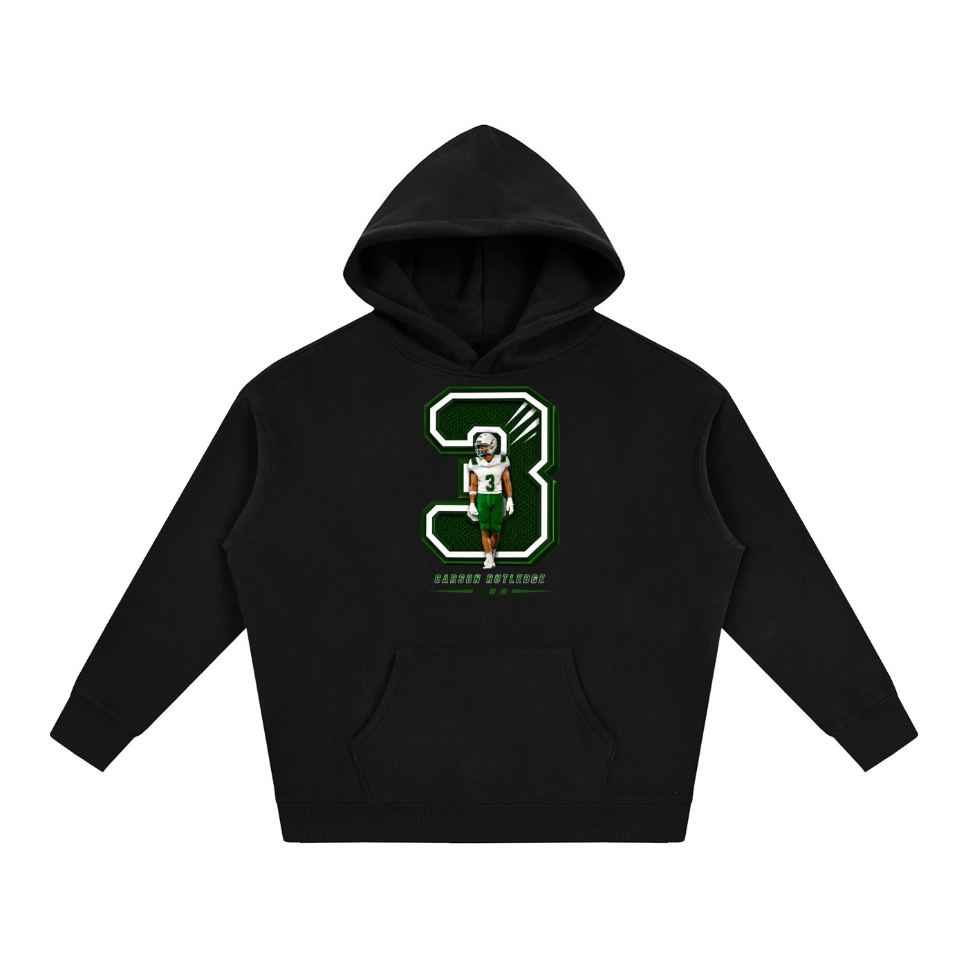 Carson Rutledge Oversize Fleeced Hoodie - Image 1