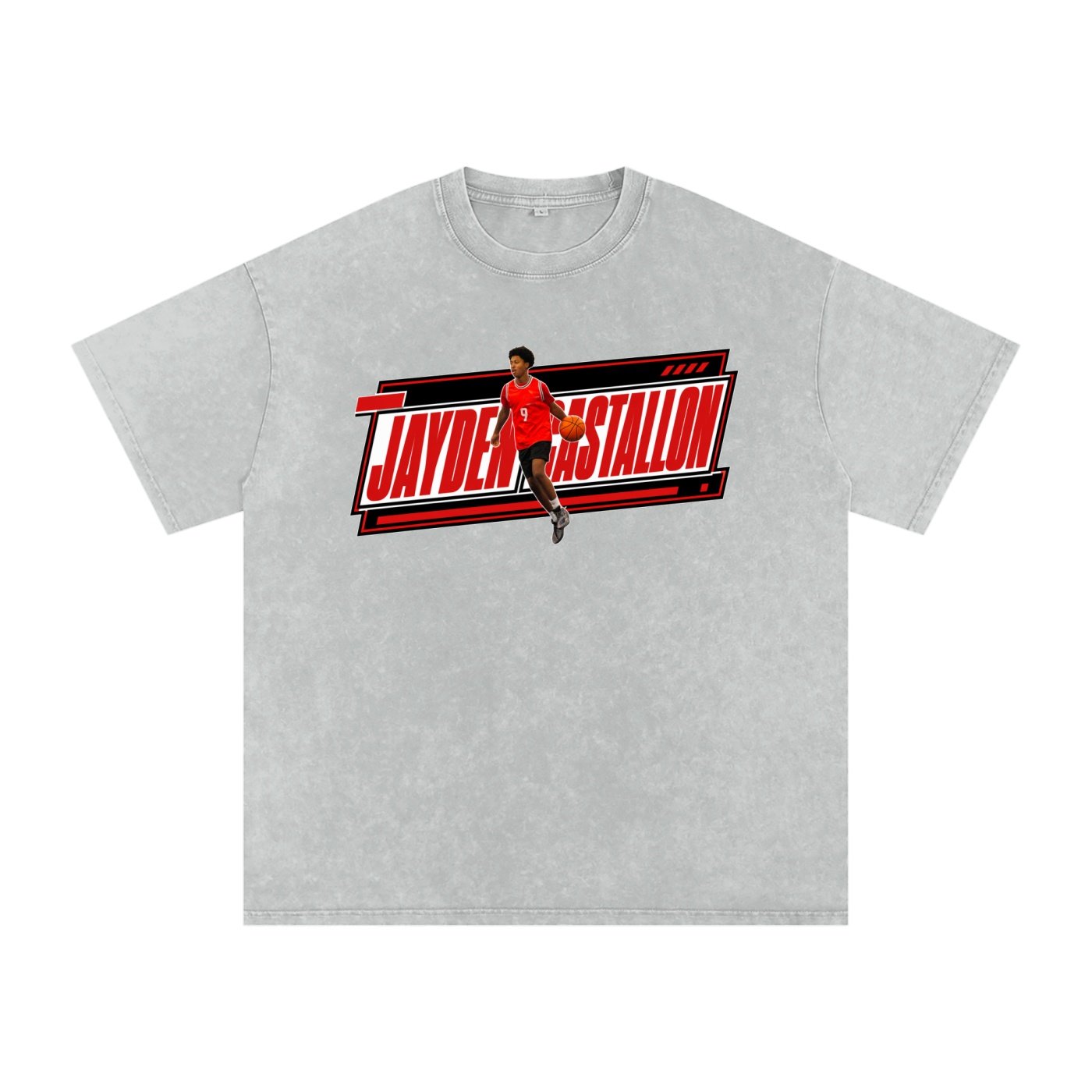 Jayden Castellon  Snow Washed Oversized TEE - Image 3