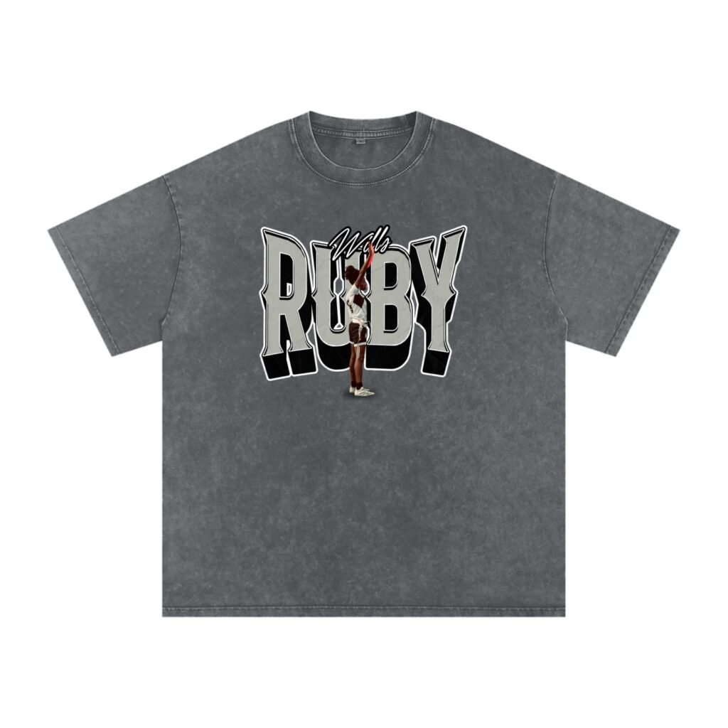 Ruby wills Snow Washed Oversized TEE