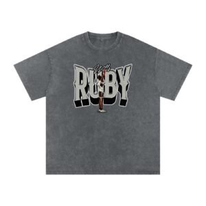 Ruby wills Snow Washed Oversized TEE - Image 4