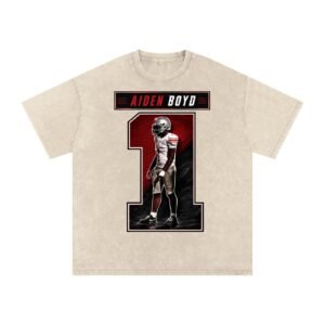 Aiden Boyd Snow Washed Oversized TEE - Image 2