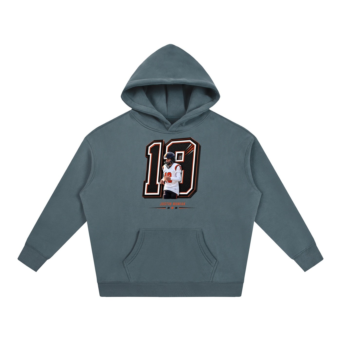 Justin Muniak Oversize Fleeced Hoodie - Image 4