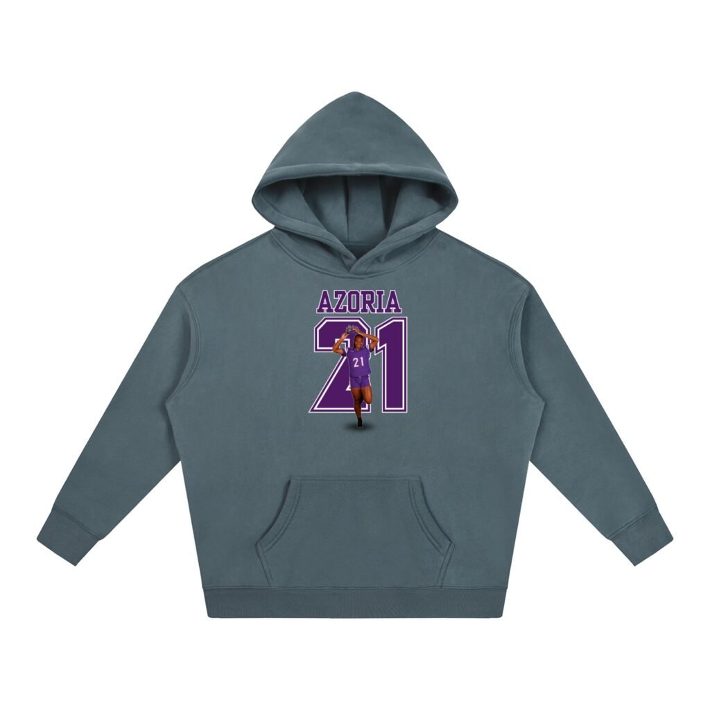 Azoria Glass Oversize Fleeced Hoodie