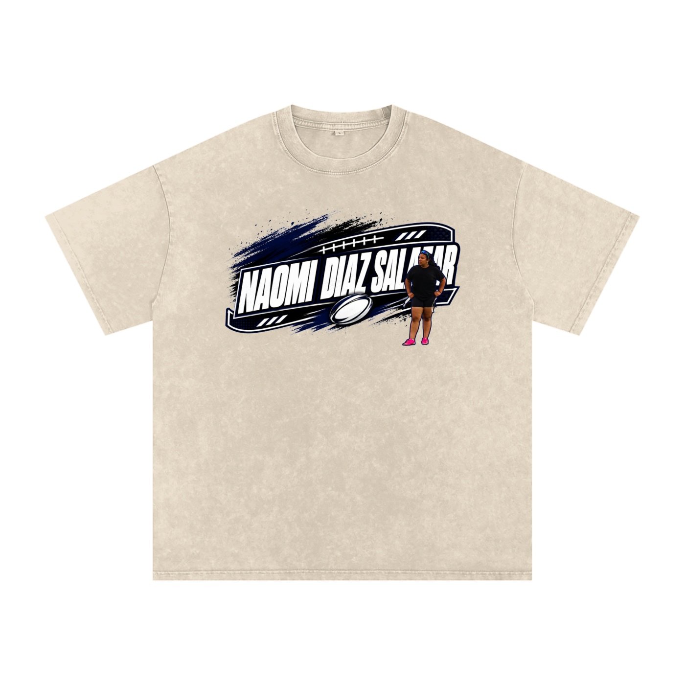 Naomi Diaz Salazar Snow Washed Oversized TEE - Image 2