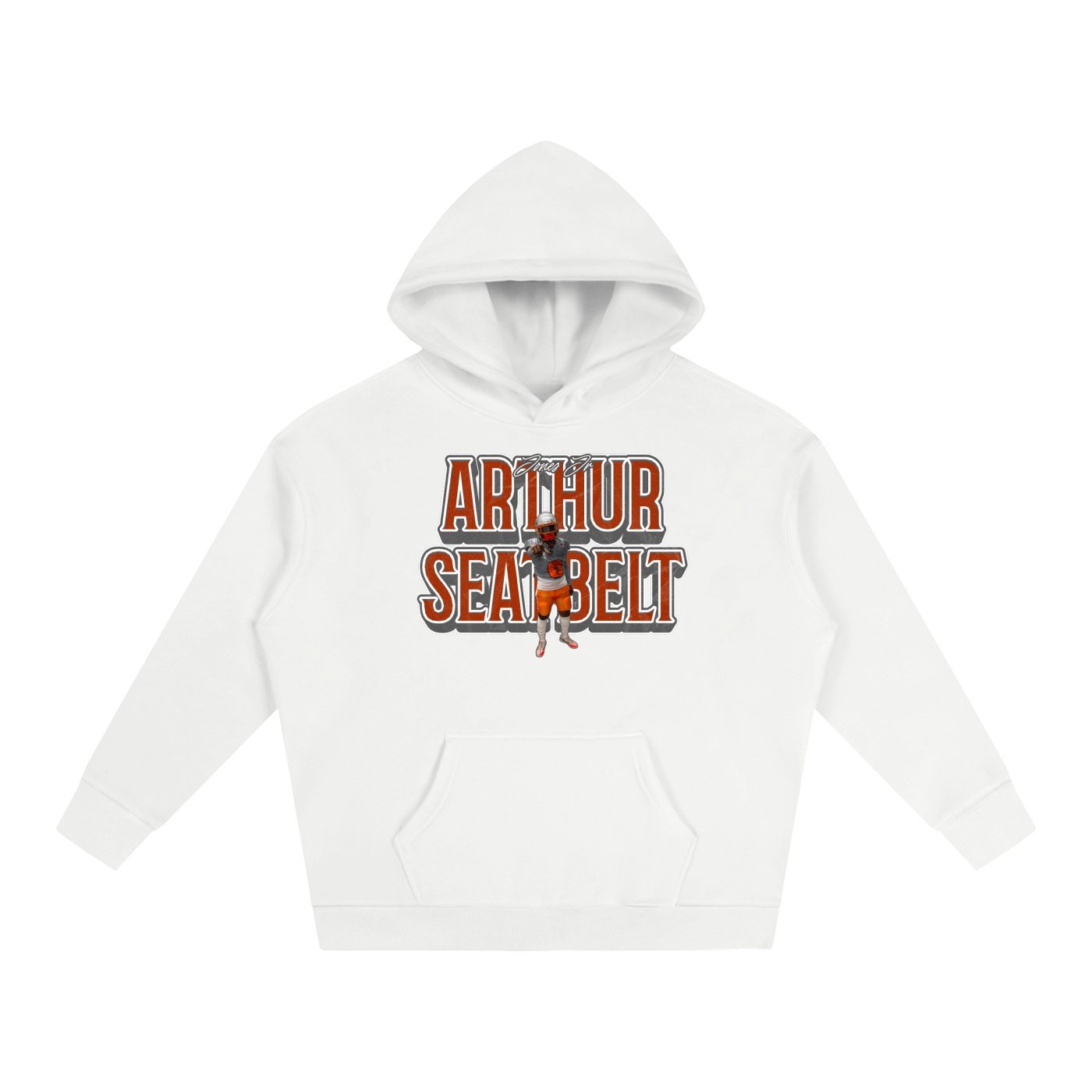 Arthur Seatbelt Jones Oversize Fleeced Hoodie - Image 2