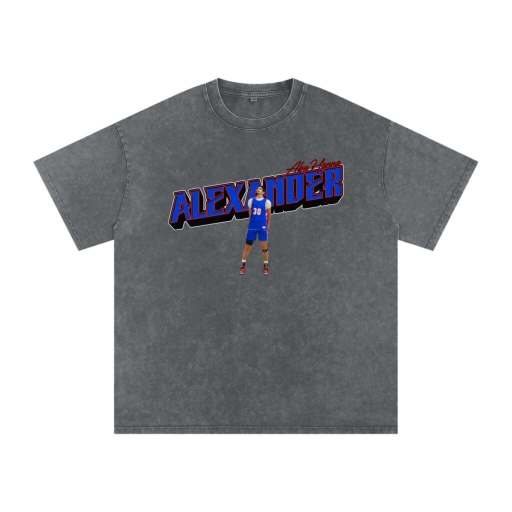 Alexander Abu Hanna Snow Washed Oversized TEE
