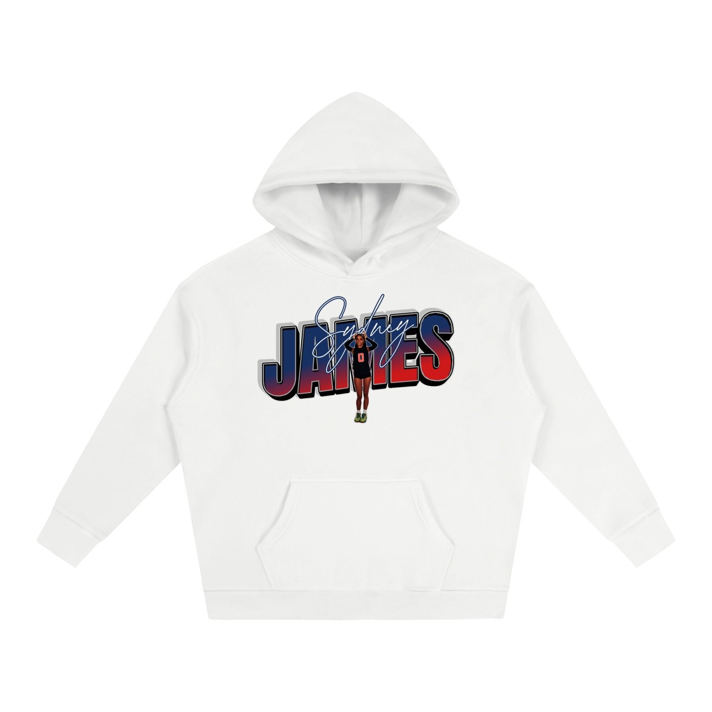 Sydney James Oversize Fleeced Hoodie - Image 7