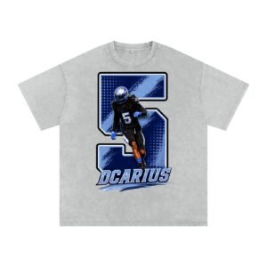 Dcarius Davis Snow Washed Oversized TEE - Image 3