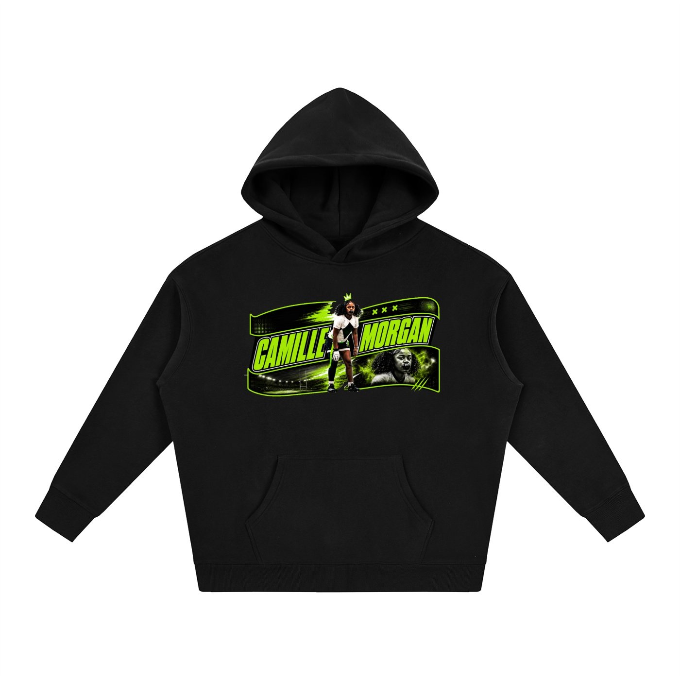 Camille Morgan Oversize Fleeced Hoodie - Image 1
