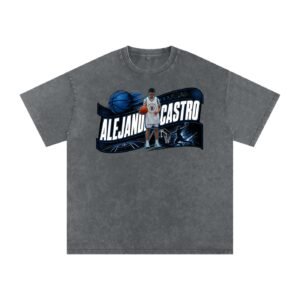 Alejandro Castro Snow Washed Oversized TEE - Image 4