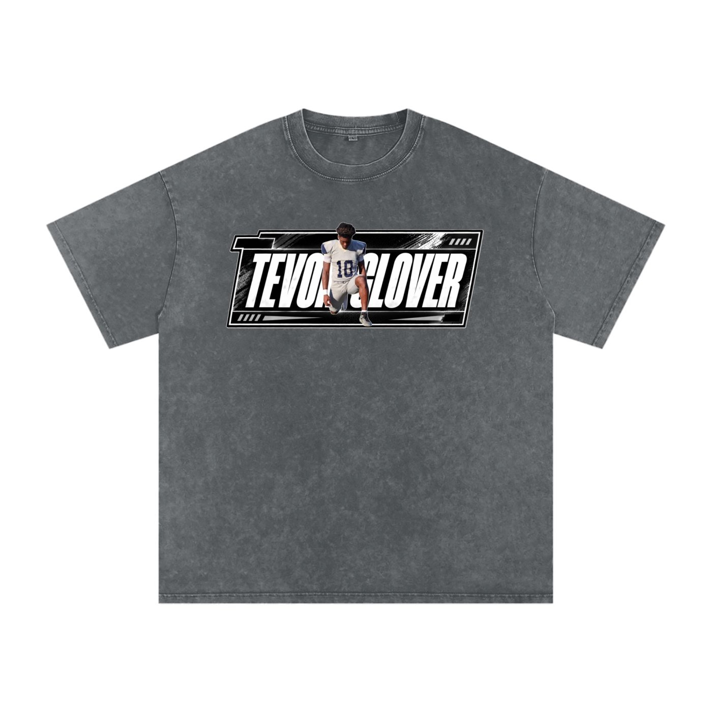 Tevon glover Snow Washed Oversized TEE - Image 4