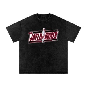 Jaylin Bower Snow Washed Oversized TEE - Image 1