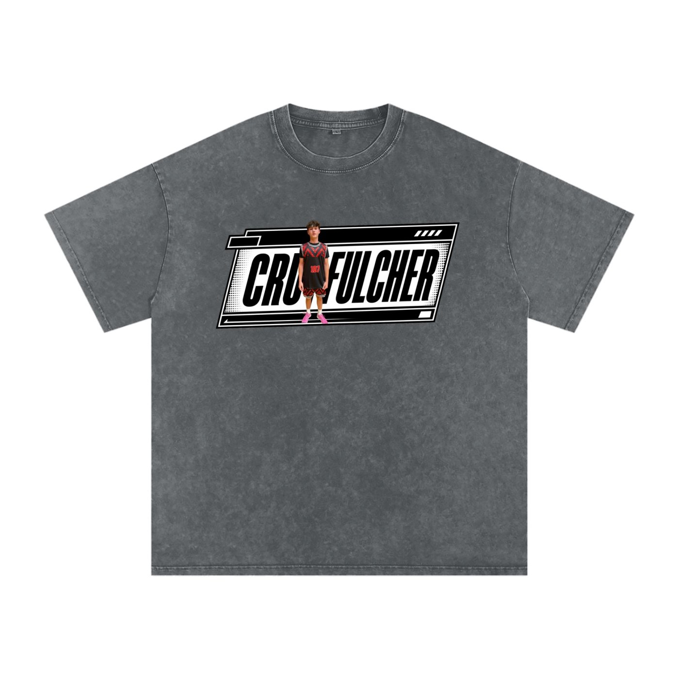 Cru Felcher  Snow Washed Oversized TEE - Image 3