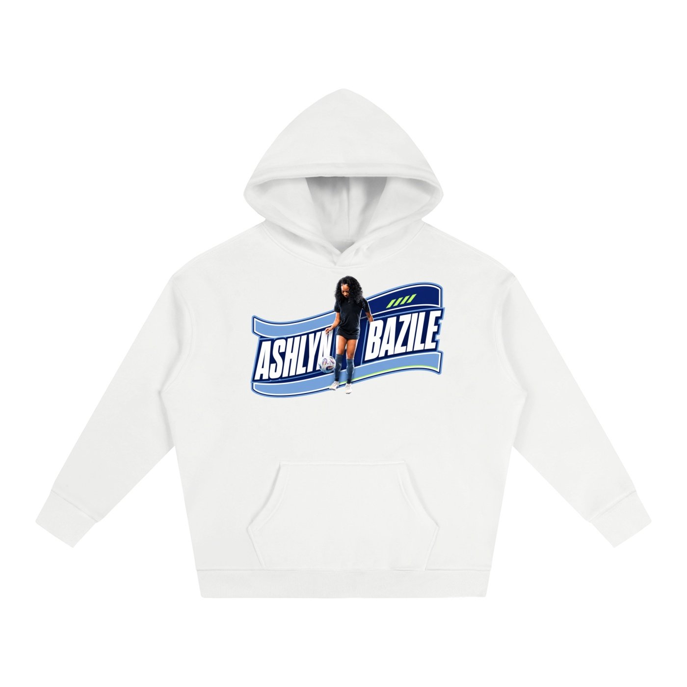 Ashlyn Bazile Oversize Fleeced Hoodie - Image 2