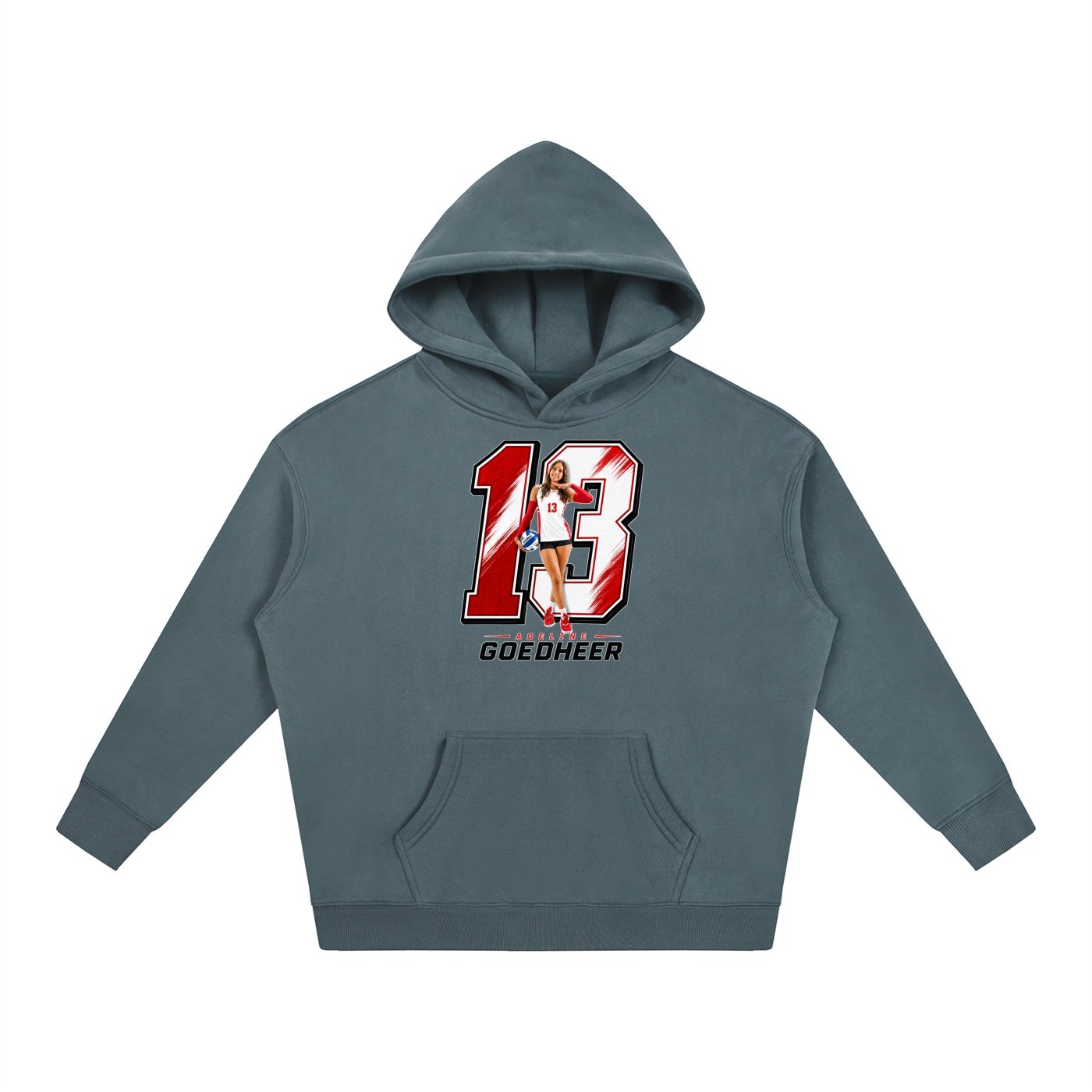 Adeline Goedheer Oversize Fleeced Hoodie - Image 4