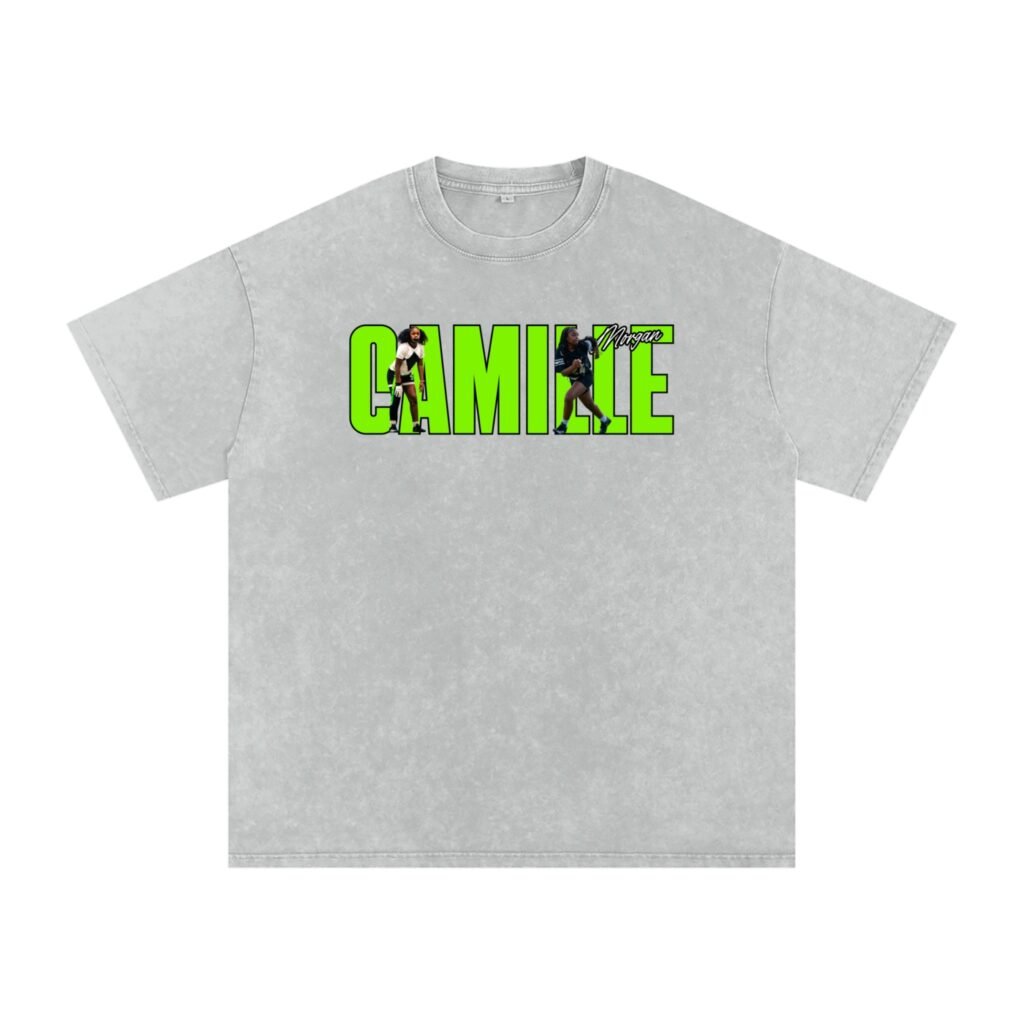 Camille Morgan Snow Washed Oversized TEE