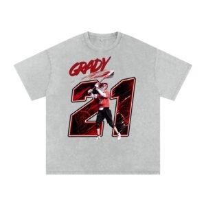 Grady Baker Snow Washed Oversized TEE - Image 3
