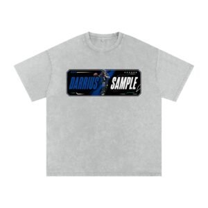 Darrius Sample Snow Washed Oversized TEE - Image 3