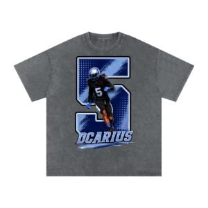 Dcarius Davis Snow Washed Oversized TEE - Image 4