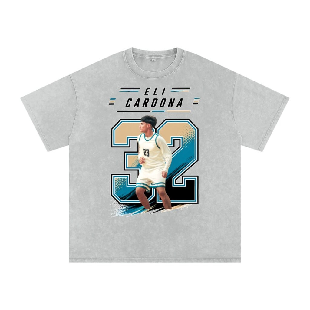 Eli Cardona Snow Washed Oversized TEE