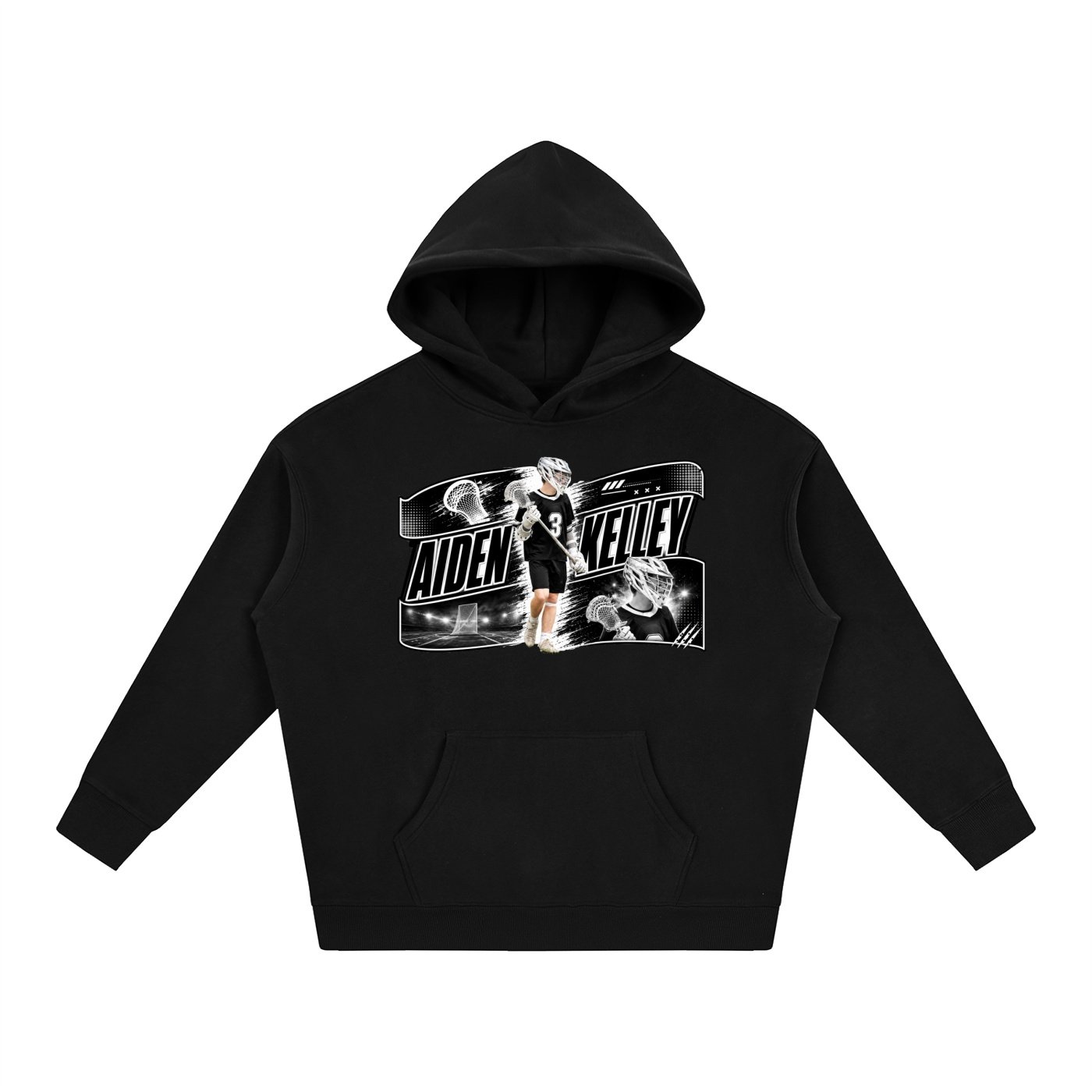Aiden Kelley Oversize Fleeced Hoodie - Image 1