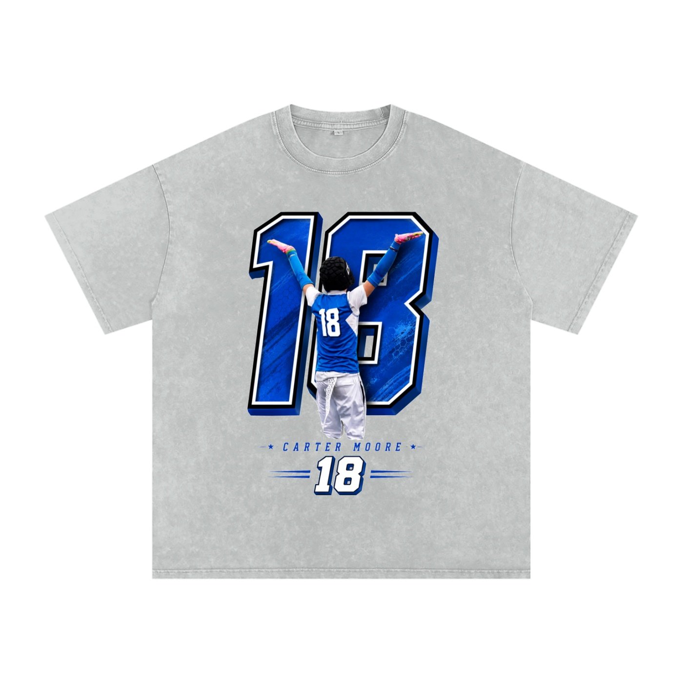 Carter Moore Snow Washed Oversized TEE - Image 3