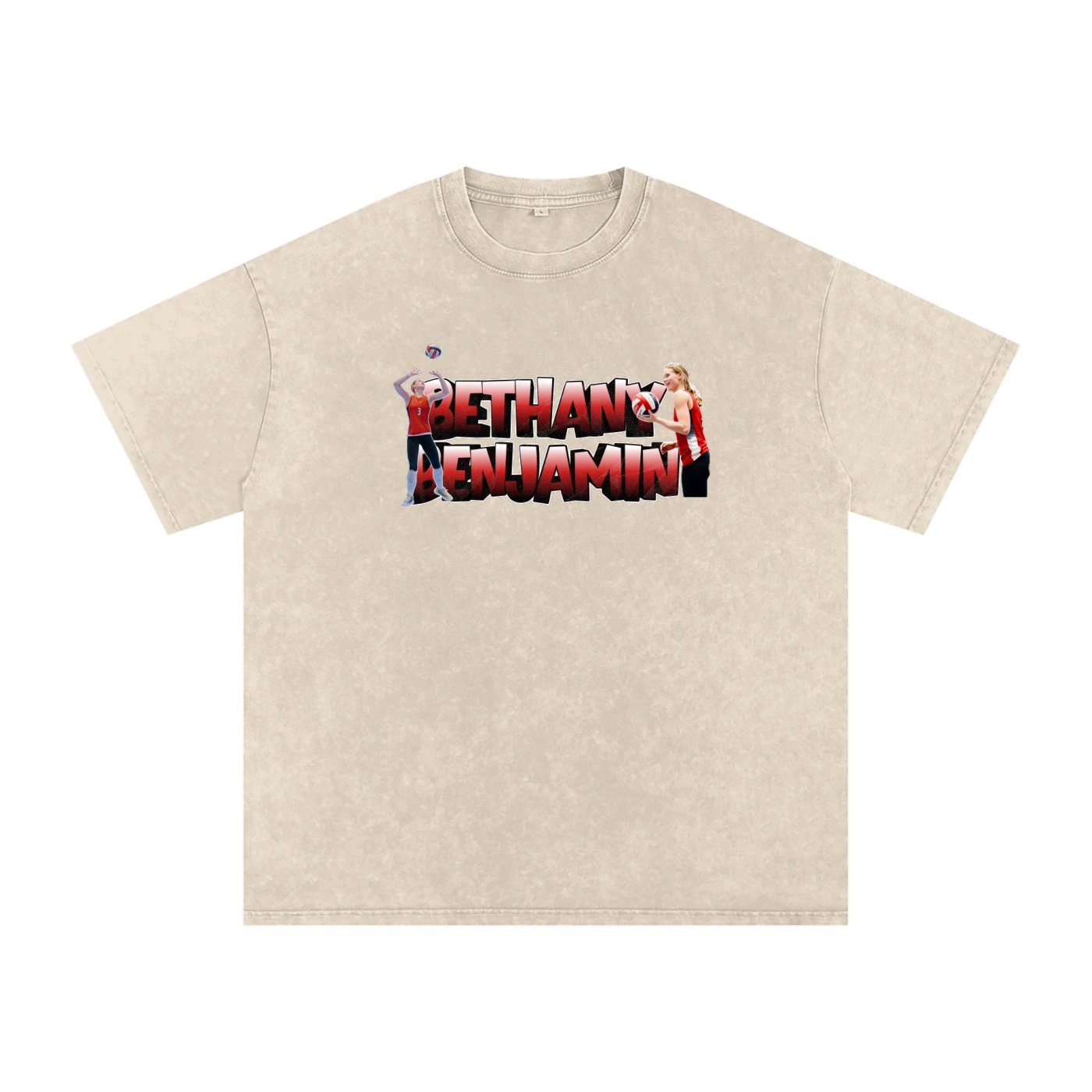 Bethany Benjamin Snow Washed Oversized TEE - Image 2