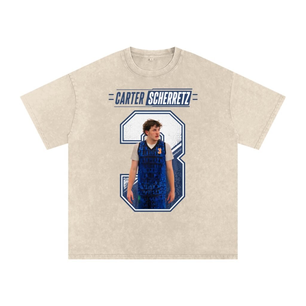 Carter Scherretz  Snow Washed Oversized TEE
