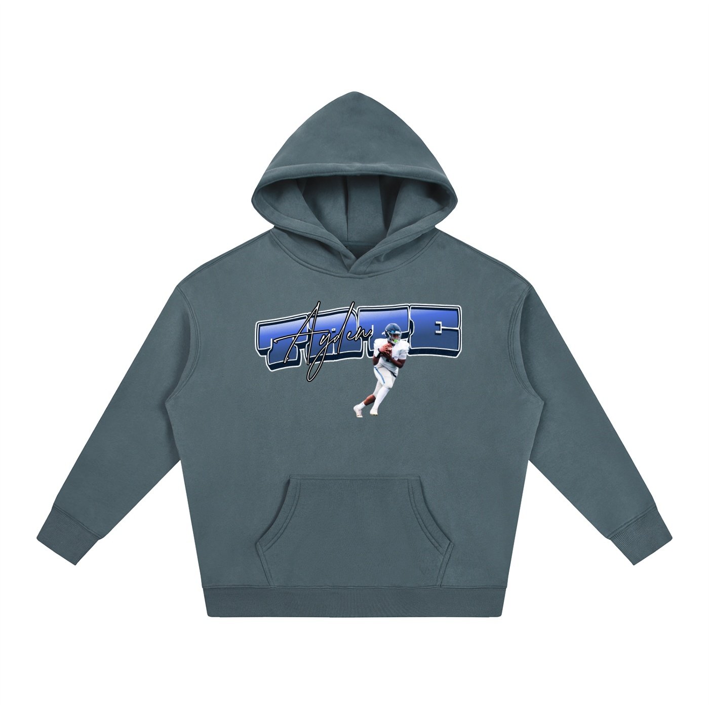 Ayden Tate Oversize Fleeced Hoodie - Image 4
