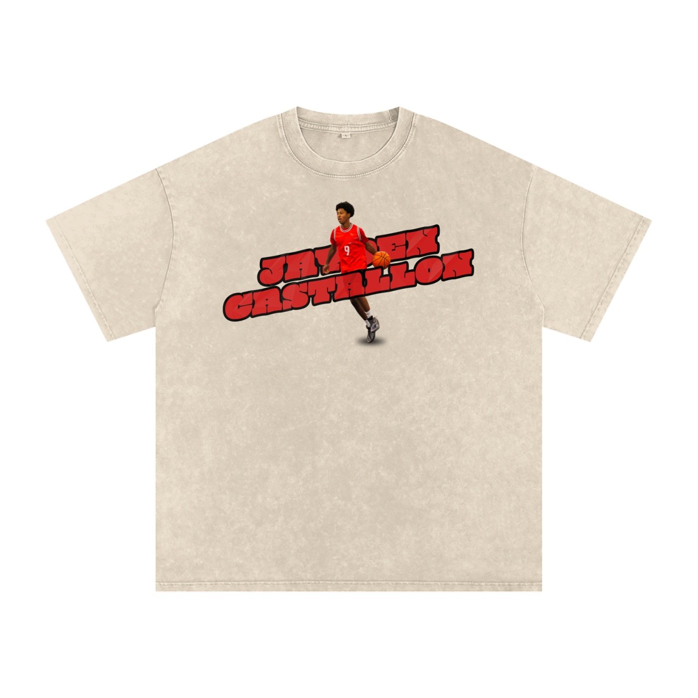 Jayden Castellon  Snow Washed Oversized TEE - Image 2