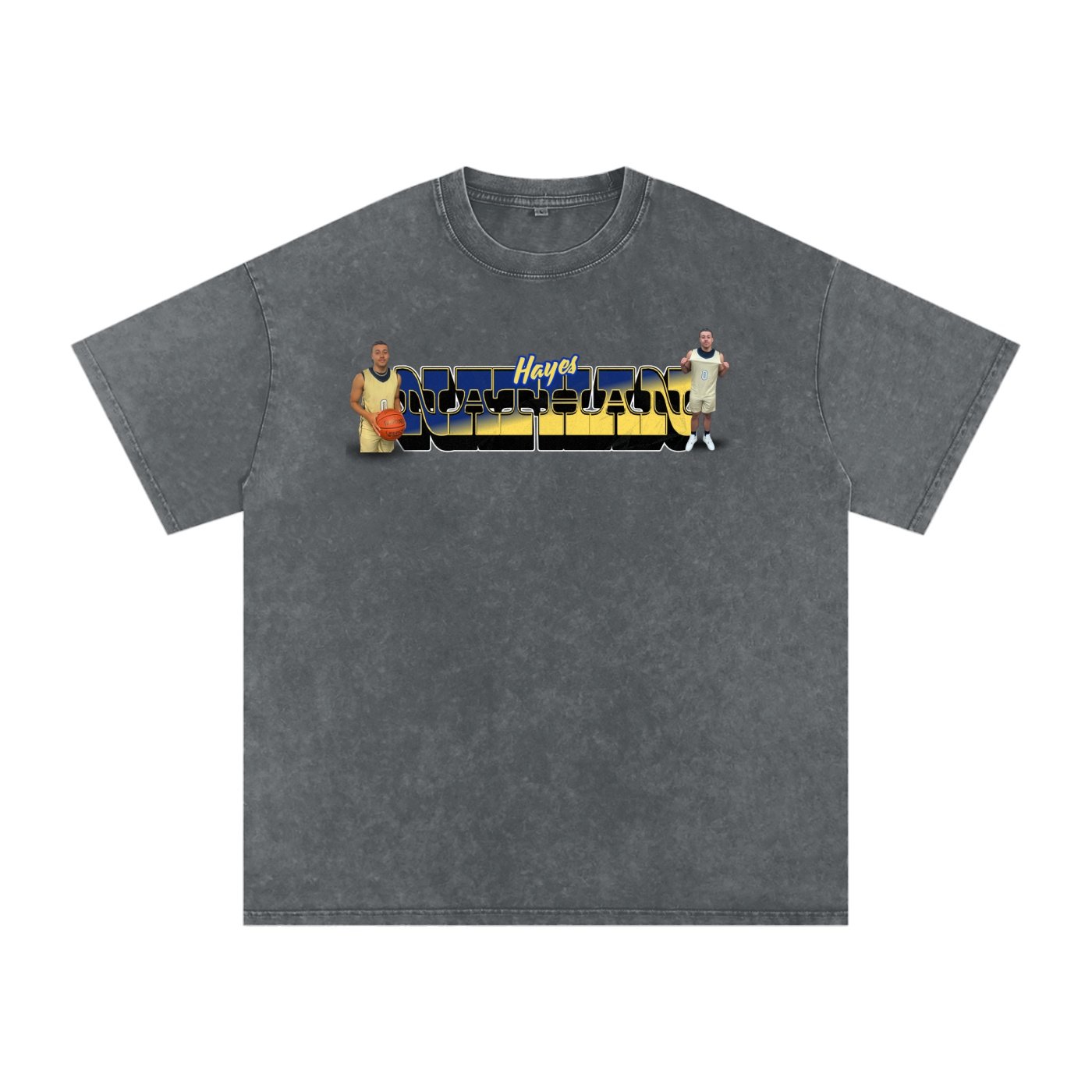 Nathan Hayes Snow Washed Oversized TEE - Image 4