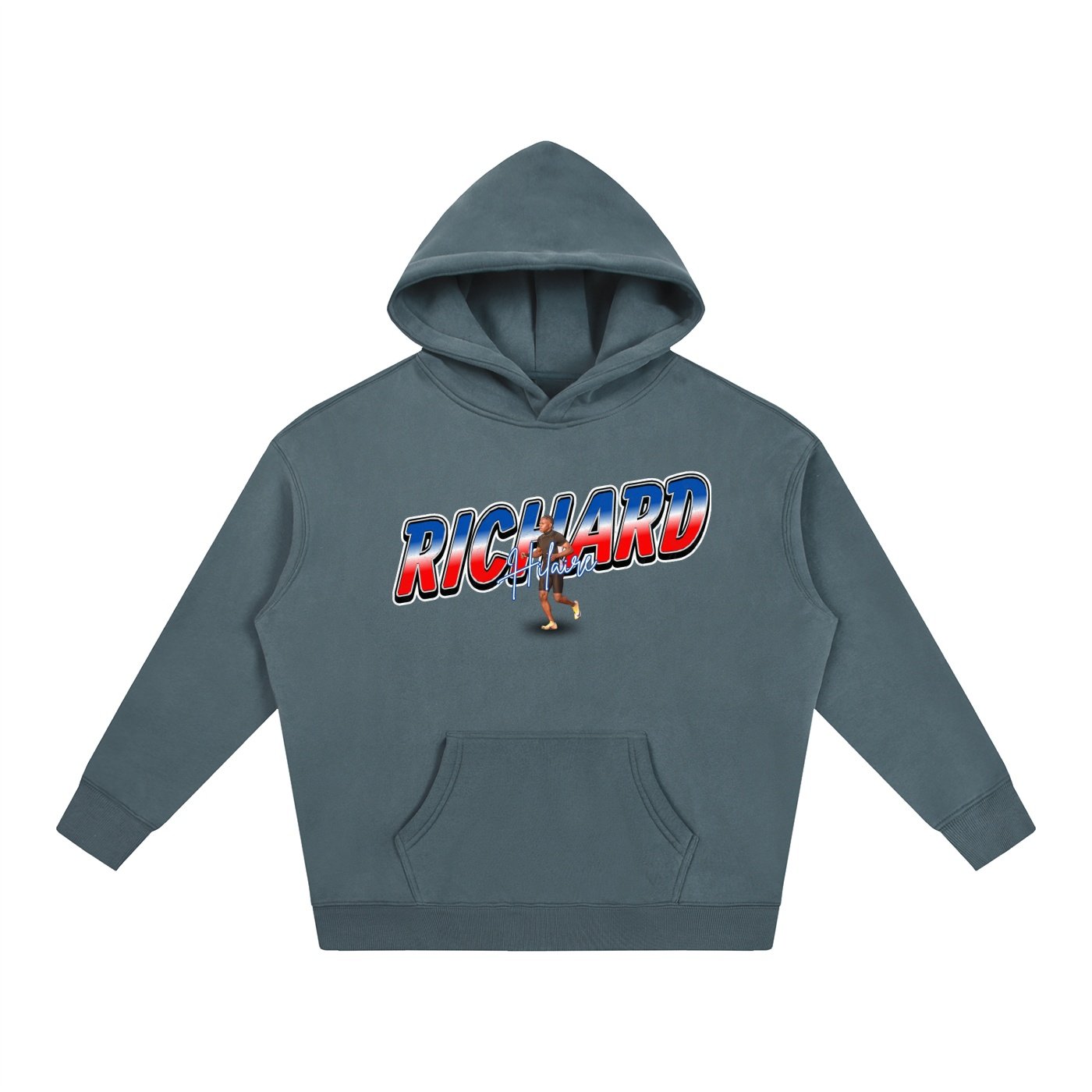 Richard Hilaire Oversize Fleeced Hoodie - Image 4