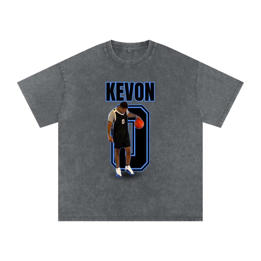 Kevon Washington Snow Washed Oversized TEE