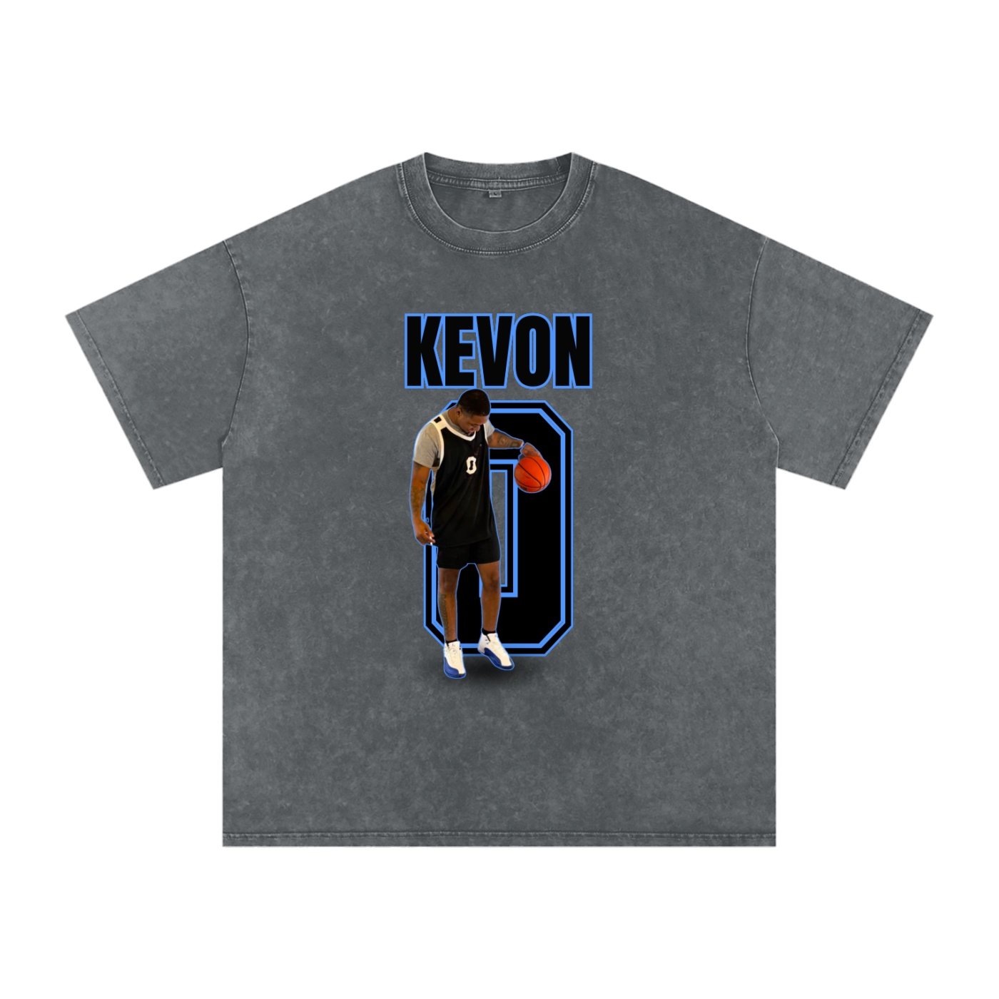 Kevon Washington Snow Washed Oversized TEE - Image 4