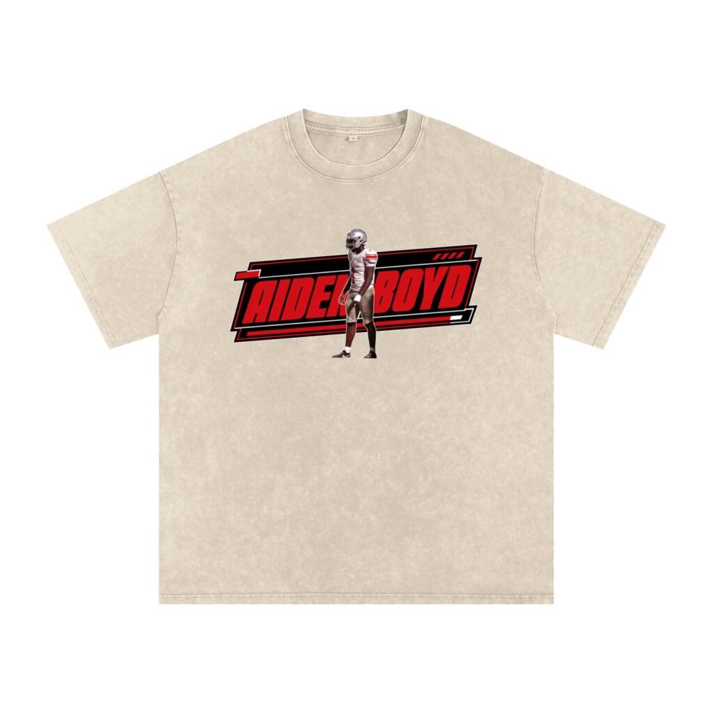 Aiden Boyd Snow Washed Oversized TEE