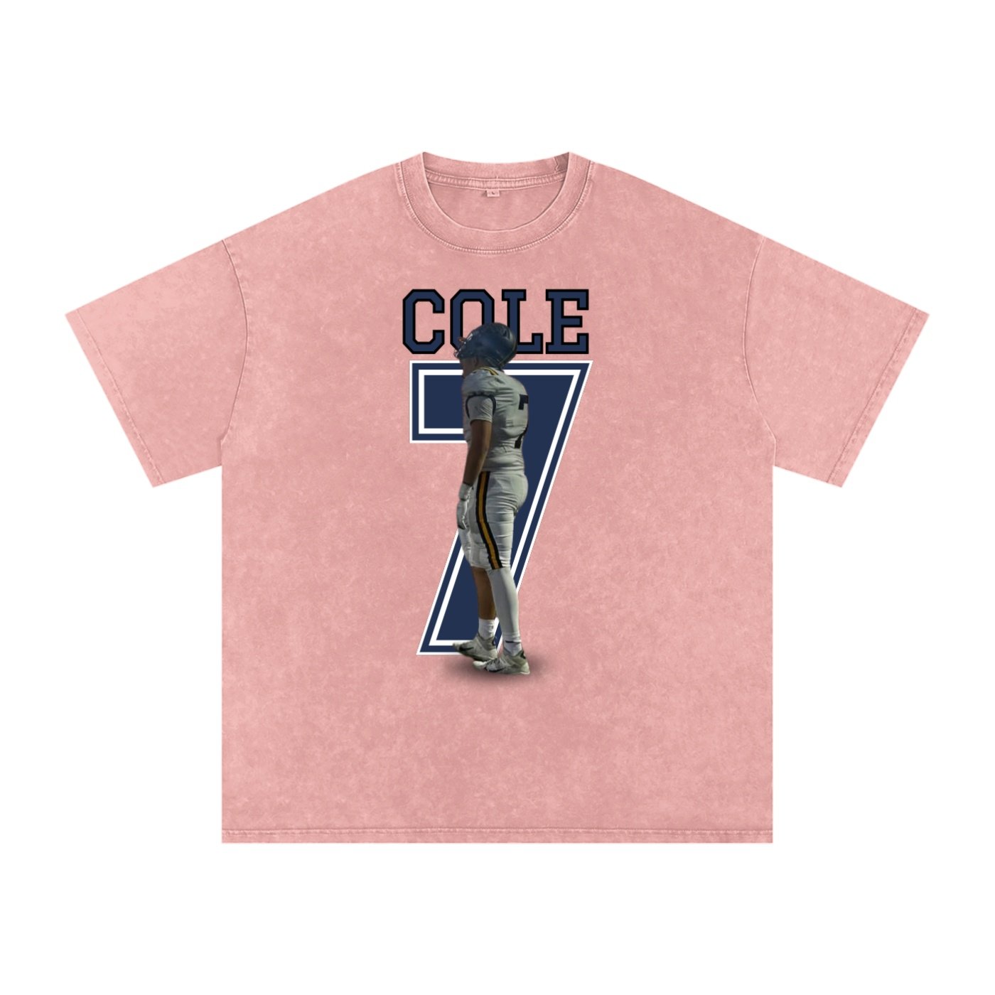 Cole Knight Snow Washed Oversized TEE - Image 5