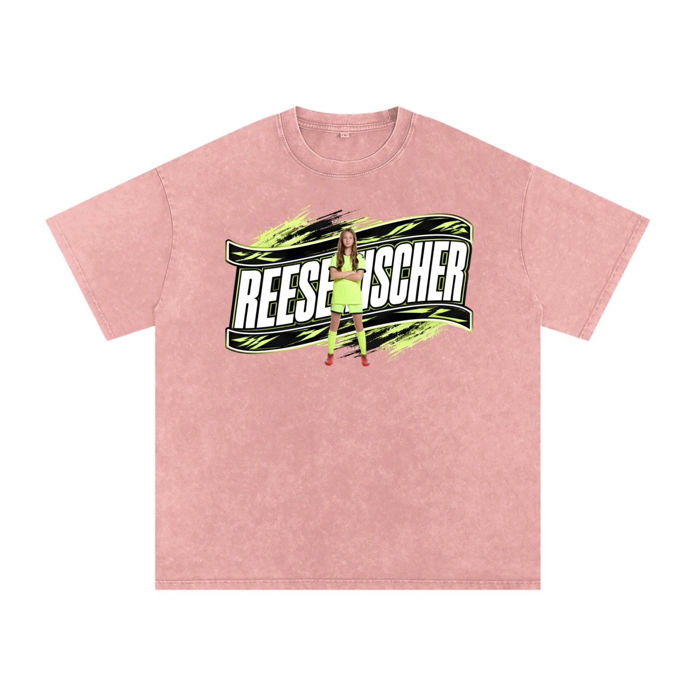 Reese Tischer Snow Washed Oversized TEE - Image 5