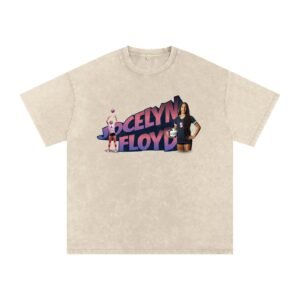 Jocelyn Floyd Snow Washed Oversized TEE - Image 2
