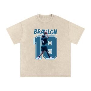 Braylon Snow Washed Oversized TEE - Image 2